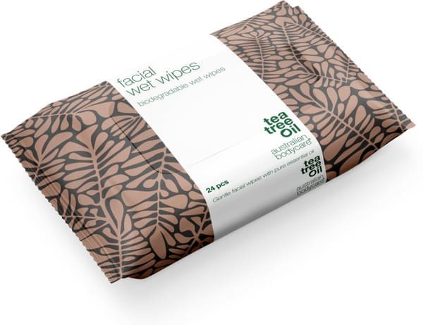 Australian Bodycare Facial wipes with Tea Tree Oil