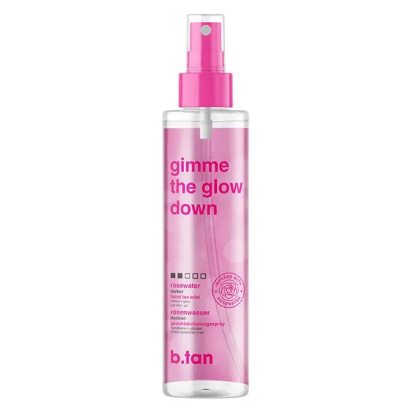 B.tan Gimme The Glow Down Facial Tan Mist