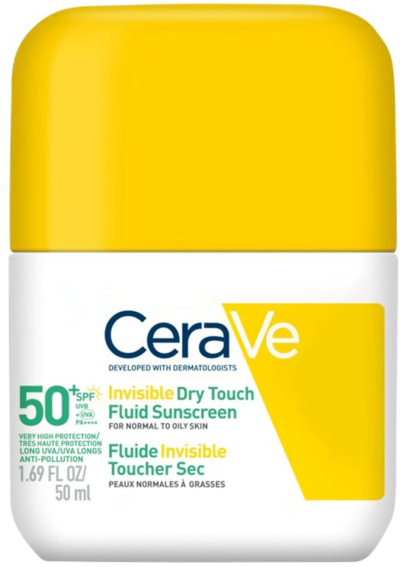 CeraVe Invisible Dry Touch Fluid Sunscreen SPF50+