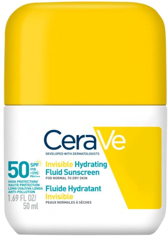CeraVe Invisible Hydrating Fluid Sunscreen SPF50