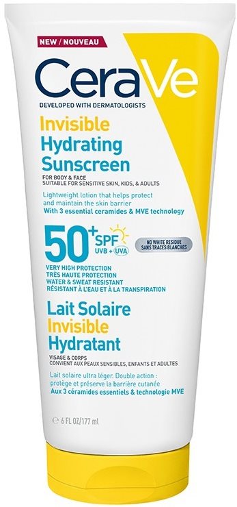 CeraVe Invisible Hydrating Sunscreen SPF50+