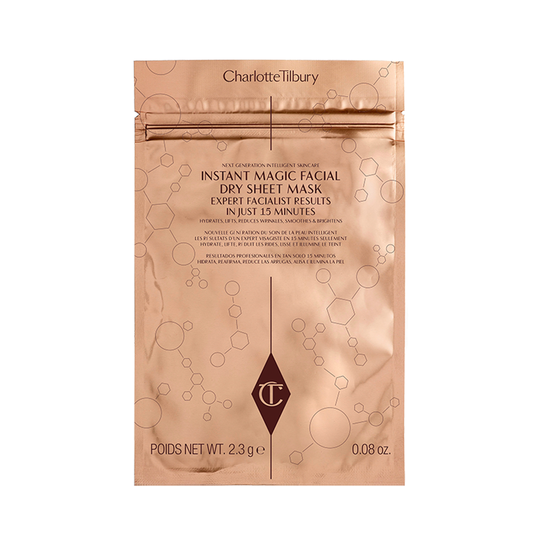 Charlotte Tilbury Instant Magic Facial Dry Sheet Mask Single