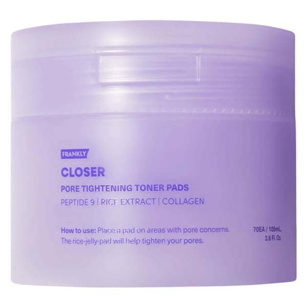Frankly Closer Rice Jelly Toner Pads