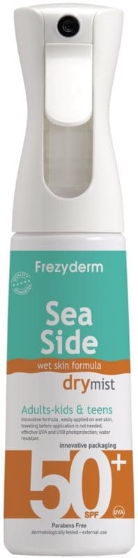 FrezyDerm Sea Side Wet Skin Dry Mist SPF50+