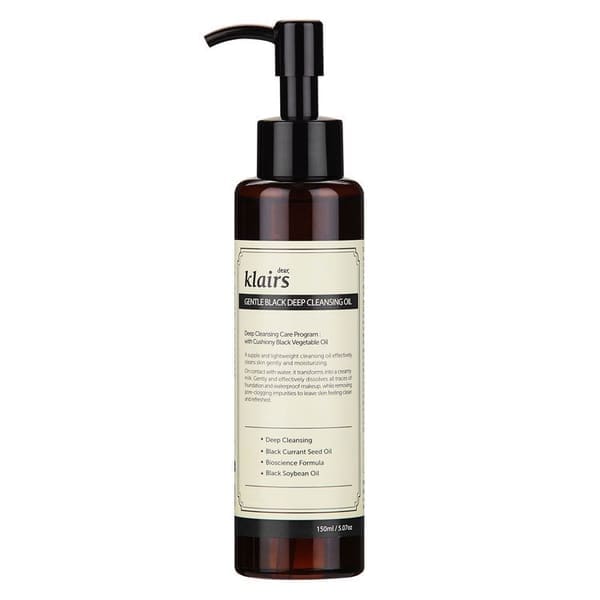 Klairs Gentle Black Deep Cleansing Oil