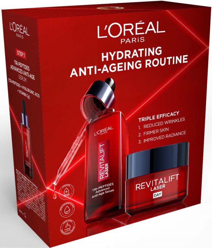 L'Oréal Paris Revitalift Laser Hydrating Anti-Ageing Routine