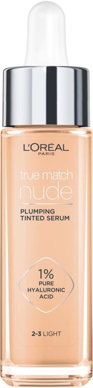 L'Oréal Paris True Match Nude Plumping Tinted Serum Foundation 1% Hyaluronic Acid