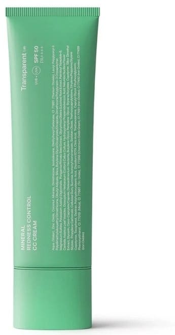 Niche Beauty Lab Transparent Lab Mineral Redness Control CC Cream