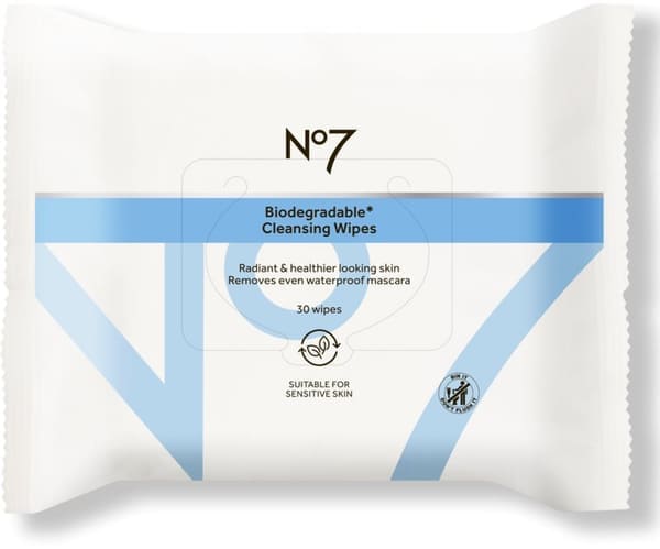 No7 Essential Cleansing Biodegradable Wipes
