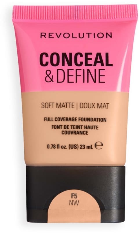 Revolution Beauty London Conceal and Define Soft Matte Tube Foundation