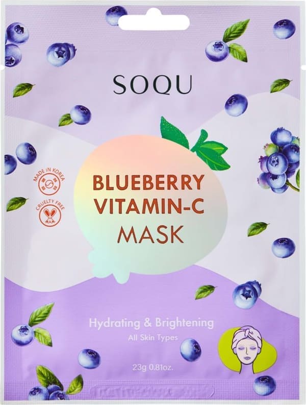 SOQU Blueberry Vitamin C Sheet Mask