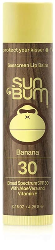 Sun Bum Original SPF 30 Sunscreen Lip Balm Banana
